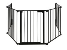 Glöd brændeovnsgitter 5-delt sort